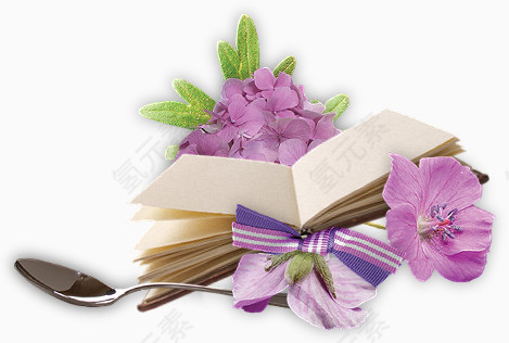 唯美午后书本素材