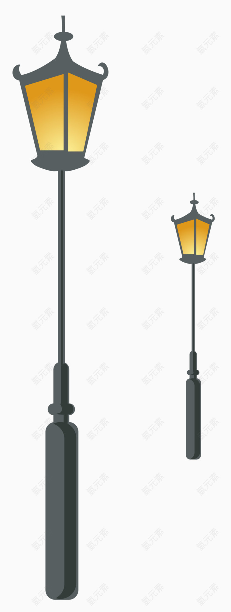 矢量路灯