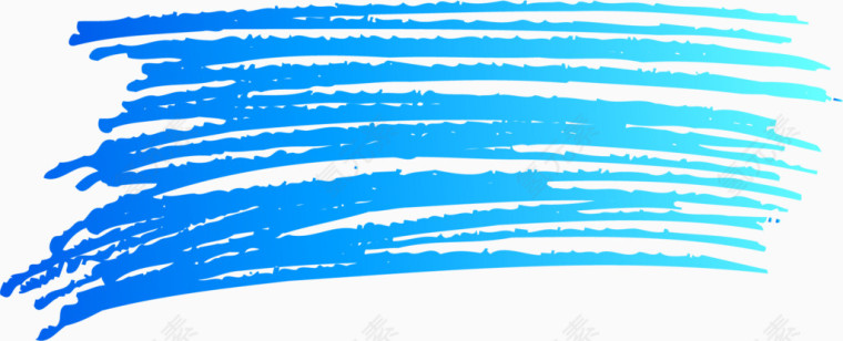 蓝色笔刷