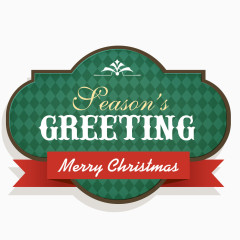 圣诞节促销标签矢量素材