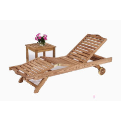 木质躺椅