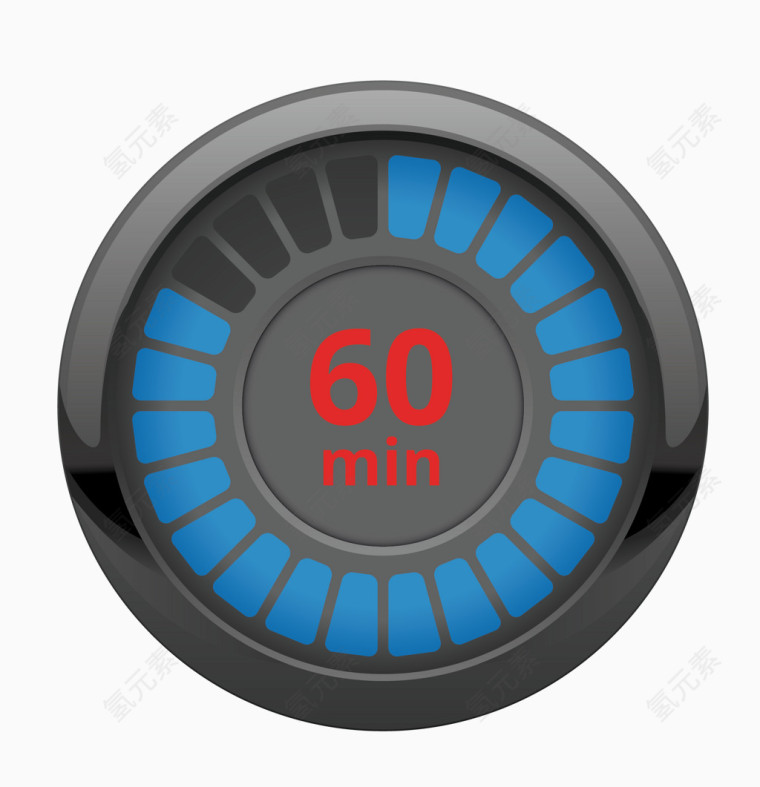 矢量倒计时一小时