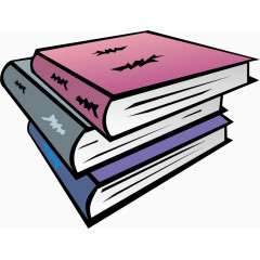 古典矢量线装书素材