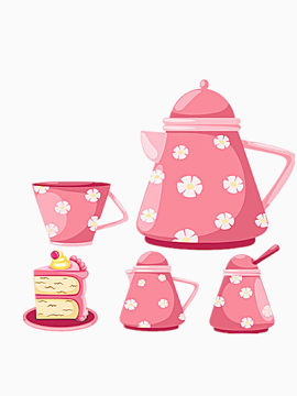 彩色茶壶