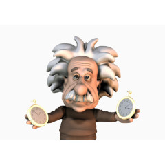 爱因斯坦的时间图片素材