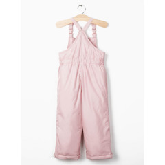 女幼童简洁风格纯色连体裤棉裤