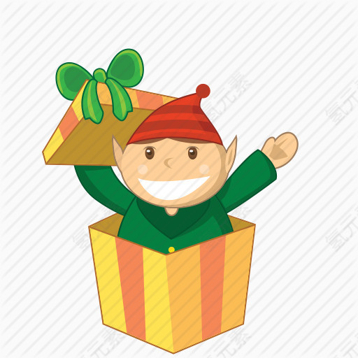 卡通圣诞礼物