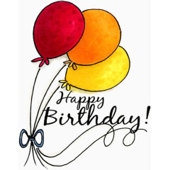 生日快乐通用英文艺术字