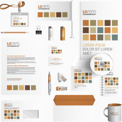 时尚VI视觉设计矢量素材