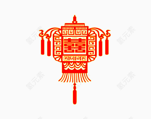 红色喜庆灯笼