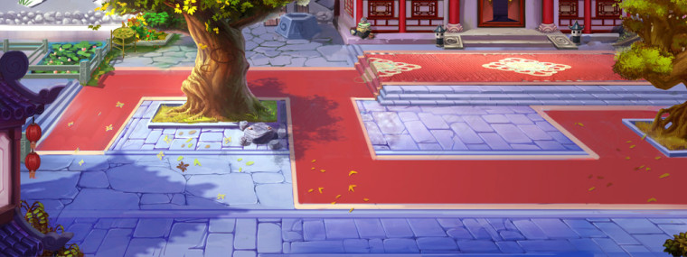 横版游戏场景地图