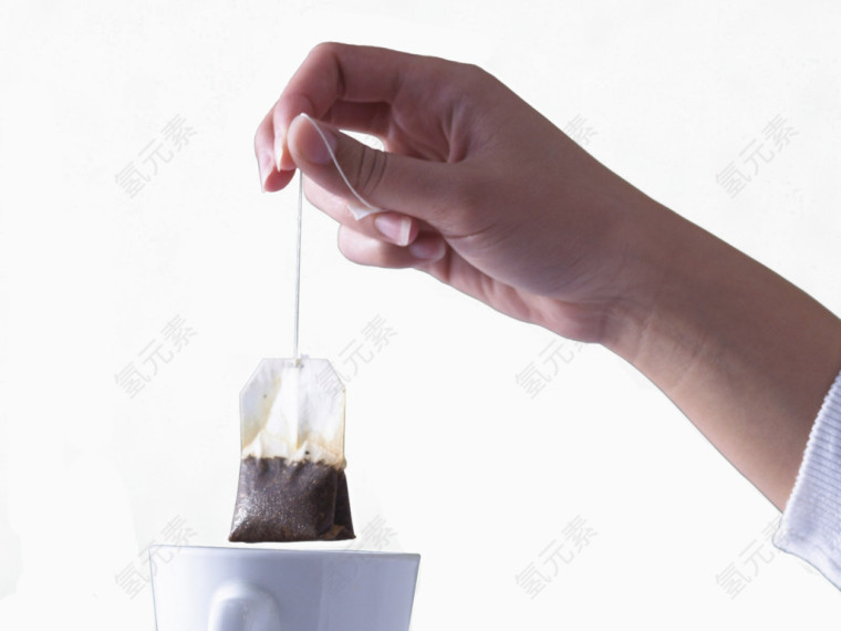 高清手拎茶包