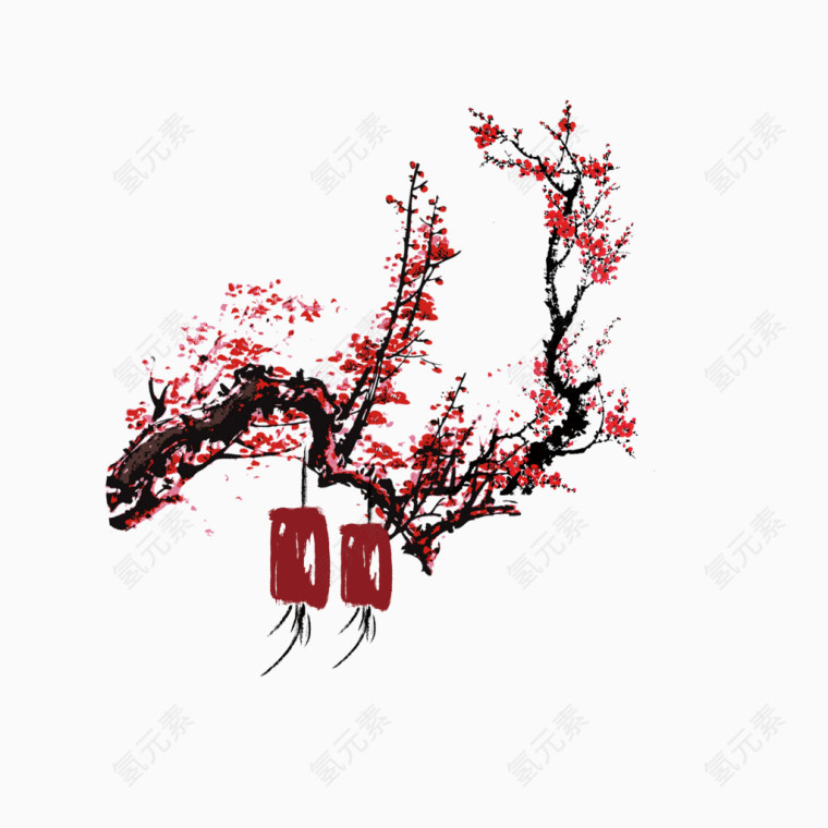 梅花灯笼