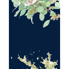 水彩淡雅手绘古风背景免扣素材