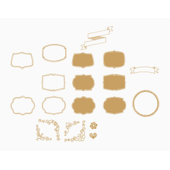 复古潮流欧式花纹矢量素材