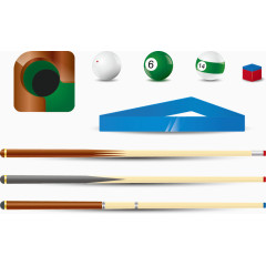 矢量图高清桌球