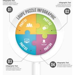 矢量几何循环图表