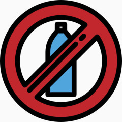 一个禁止饮用的标识