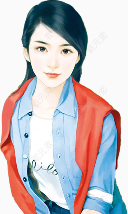 现代美女