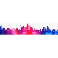 色彩斑斓的城市