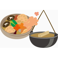 锅仔美食节日促销海报