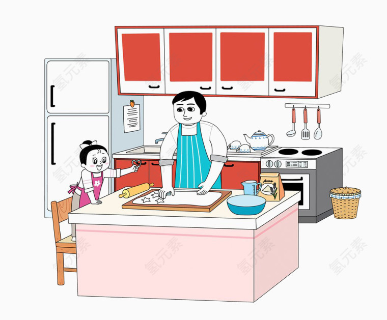 爸爸做饭