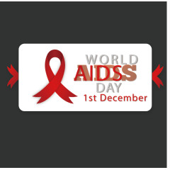艾滋病日标签