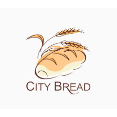 面包麦子图案免抠素材