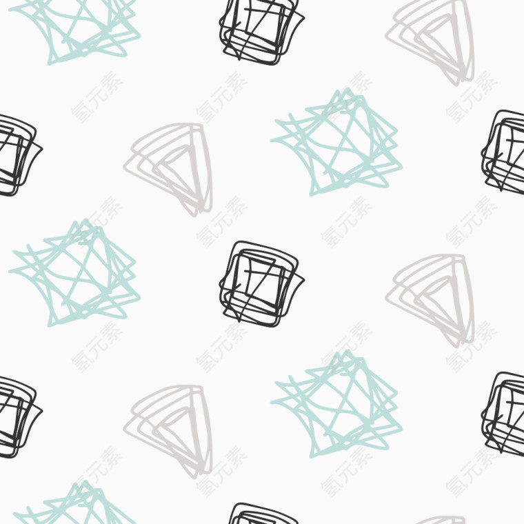 手绘、 立面素材、 树