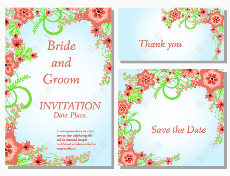 花纹 邀请函设计