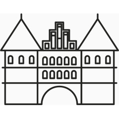 旅游  图标 景点