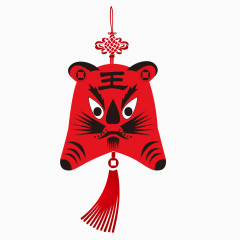 老虎吊饰