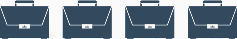 矢量创意设计蓝色旅行箱分布图