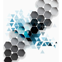 炫彩菱形背景矢量