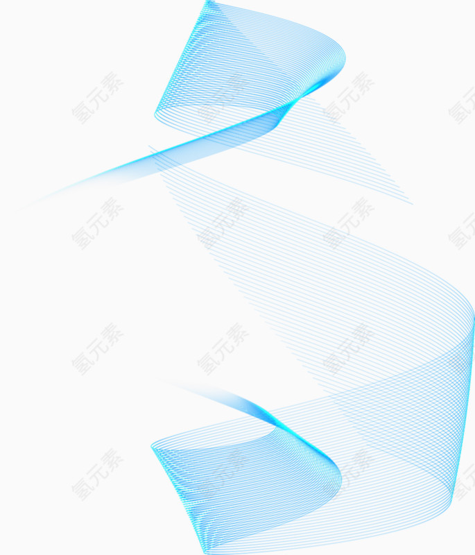 科技感蓝色线条