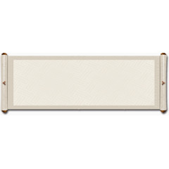 复古展开的画轴