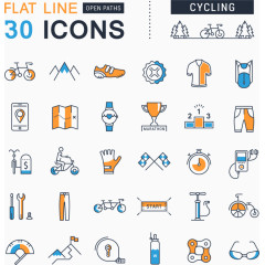 矢量出行小图标