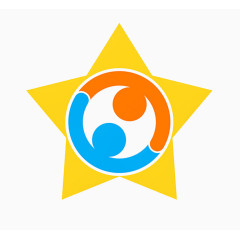 手拉手五角星