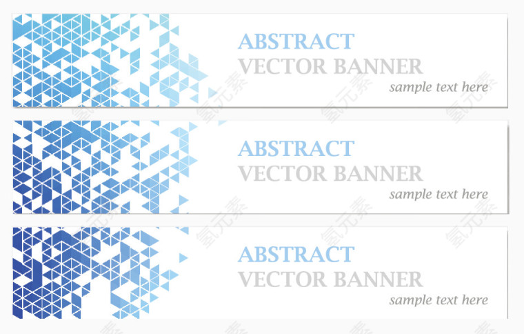 简约图标BANNERS设计
