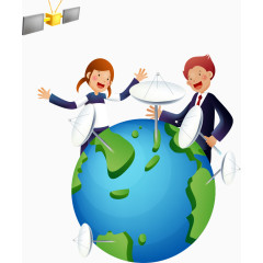 矢量 韩国风格 商务网络