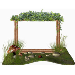 网页蘑菇背景图案