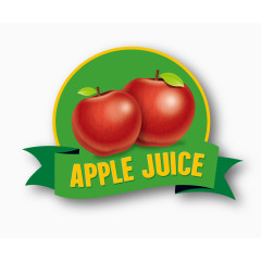 矢量苹果汁