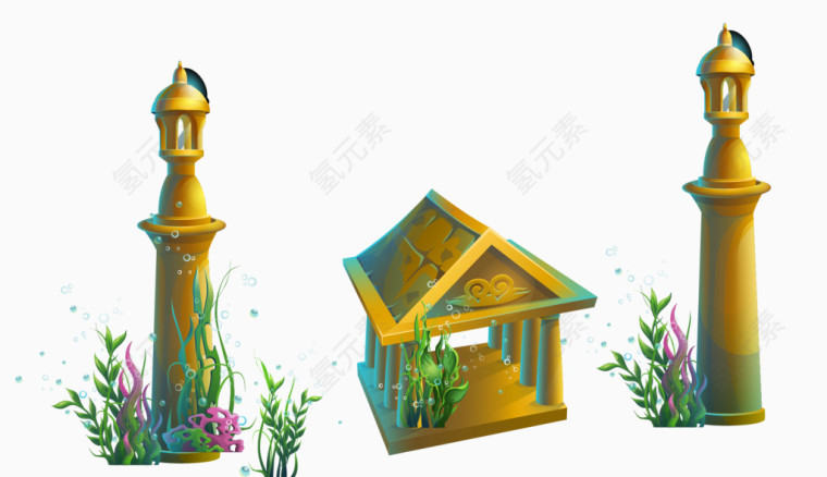 金色的建筑