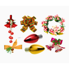 花环铃铛灯头装饰