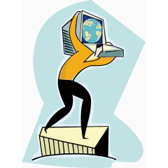 矢量扛起电脑里面的世界