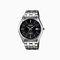 真皮皮带石英防水男表