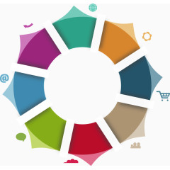 矢量PPT元素-大数据