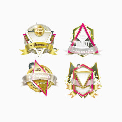 霸气徽章标签矢量素材