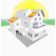 矢量太阳能之家