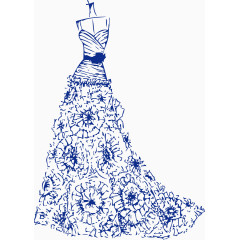 结婚婚庆婚纱花朵立体婚纱